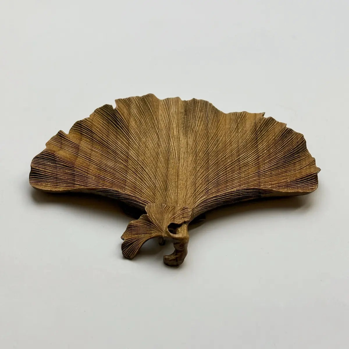 Ginkgo Leaf Wooden Jewellery Dish